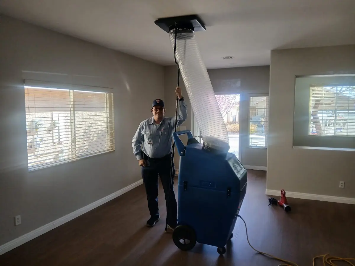 Professional Dryer Vent Cleaning work inside a Soledad home